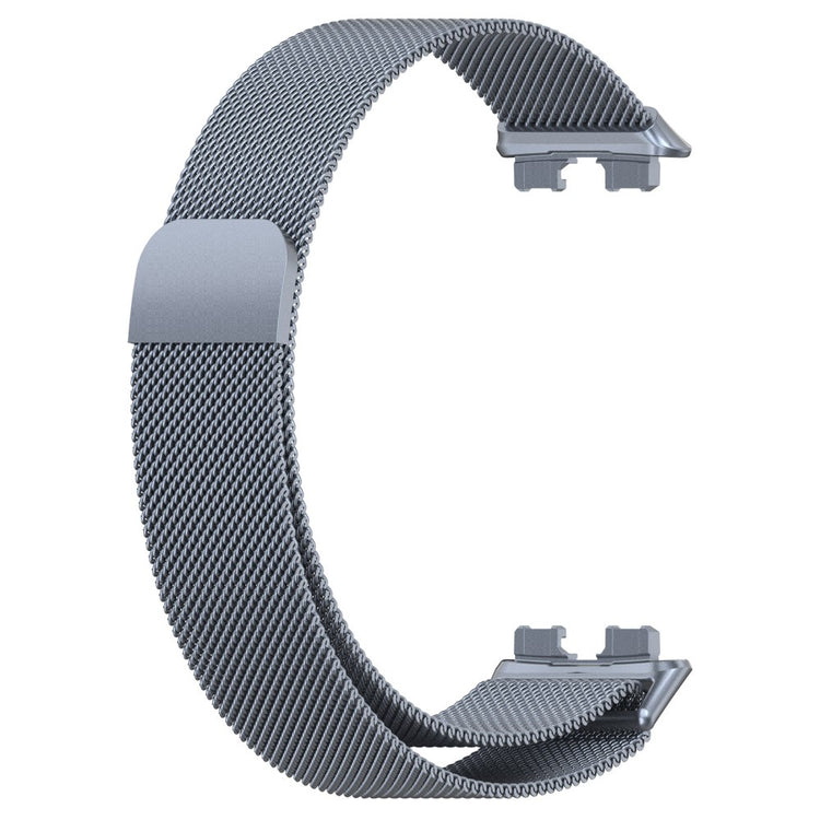 Huawei Band 10 Magnetic Milanese Metal Watch Strap Stainless Steel Replacement Band - Grey#serie_6