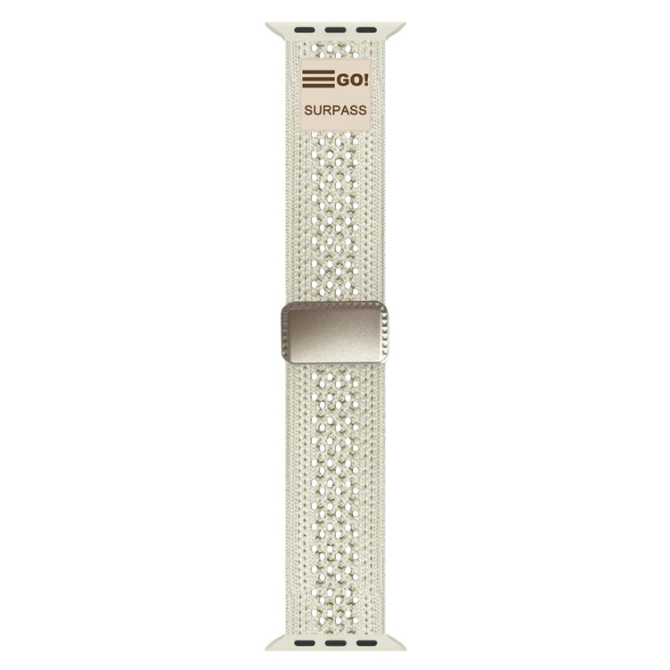 Watch Band Apple Watch Series 41mm - 40mm - 38mm Nylon Sport Breathable Strap - Starlight#serie_2