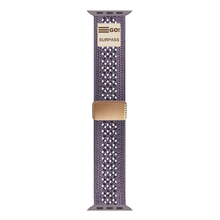 Watch Band Apple Watch Series 41mm - 40mm - 38mm Nylon Sport Breathable Strap - Smoky Purple#serie_5