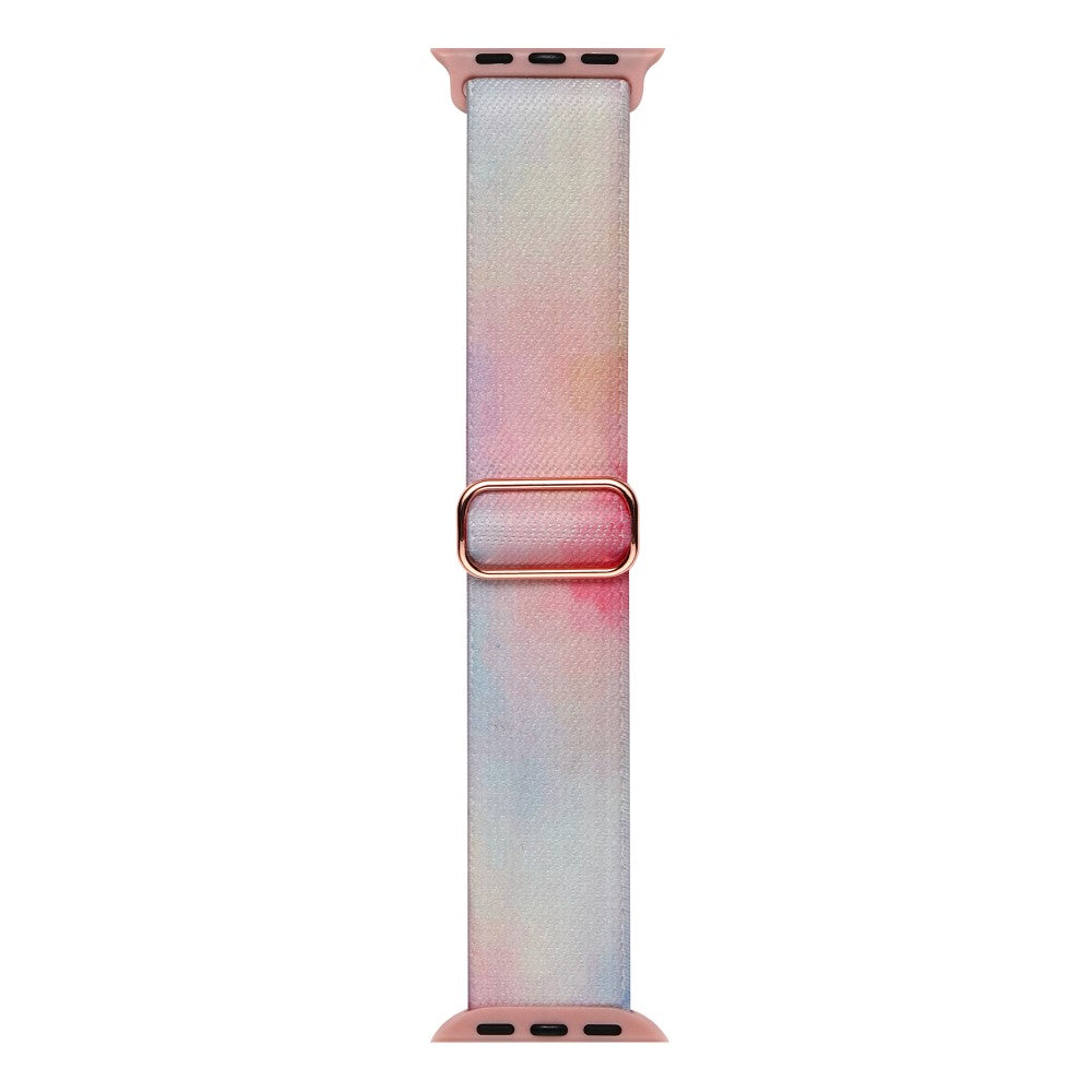 Vildt Fint Metal Og Nylon Universal Rem passer til Apple Smartwatch - Pink#serie_6