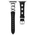 Absolut Schön Apple Smartwatch Metall Und Kunstleder Universell Armband