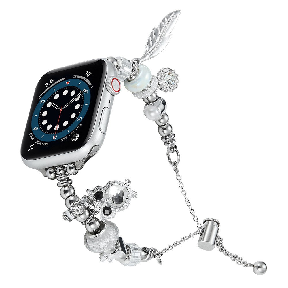 Helt Vildt Cool Metal Universal Rem passer til Apple Smartwatch - Sølv#serie_5