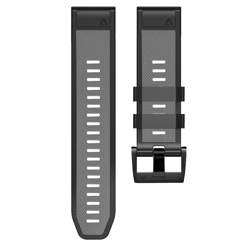 Meget Cool Metal Og Silikone Universal Rem passer til Smartwatch - Sølv#serie_9