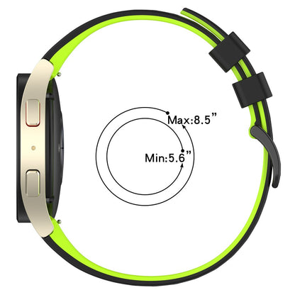 Dual-Color Silicone Watch Band for Samsung Galaxy Watch#serie_9