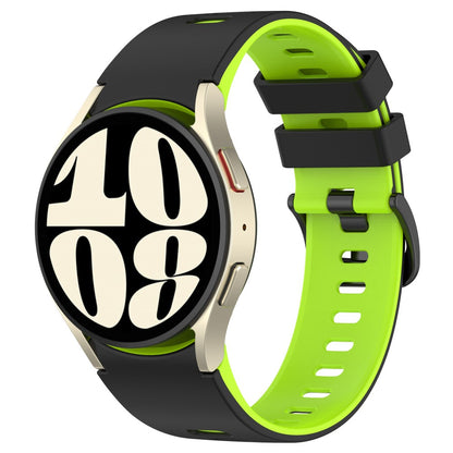 Klassisk Metal Og Silikone Universal Rem passer til Samsung Smartwatch - Grøn#serie_10