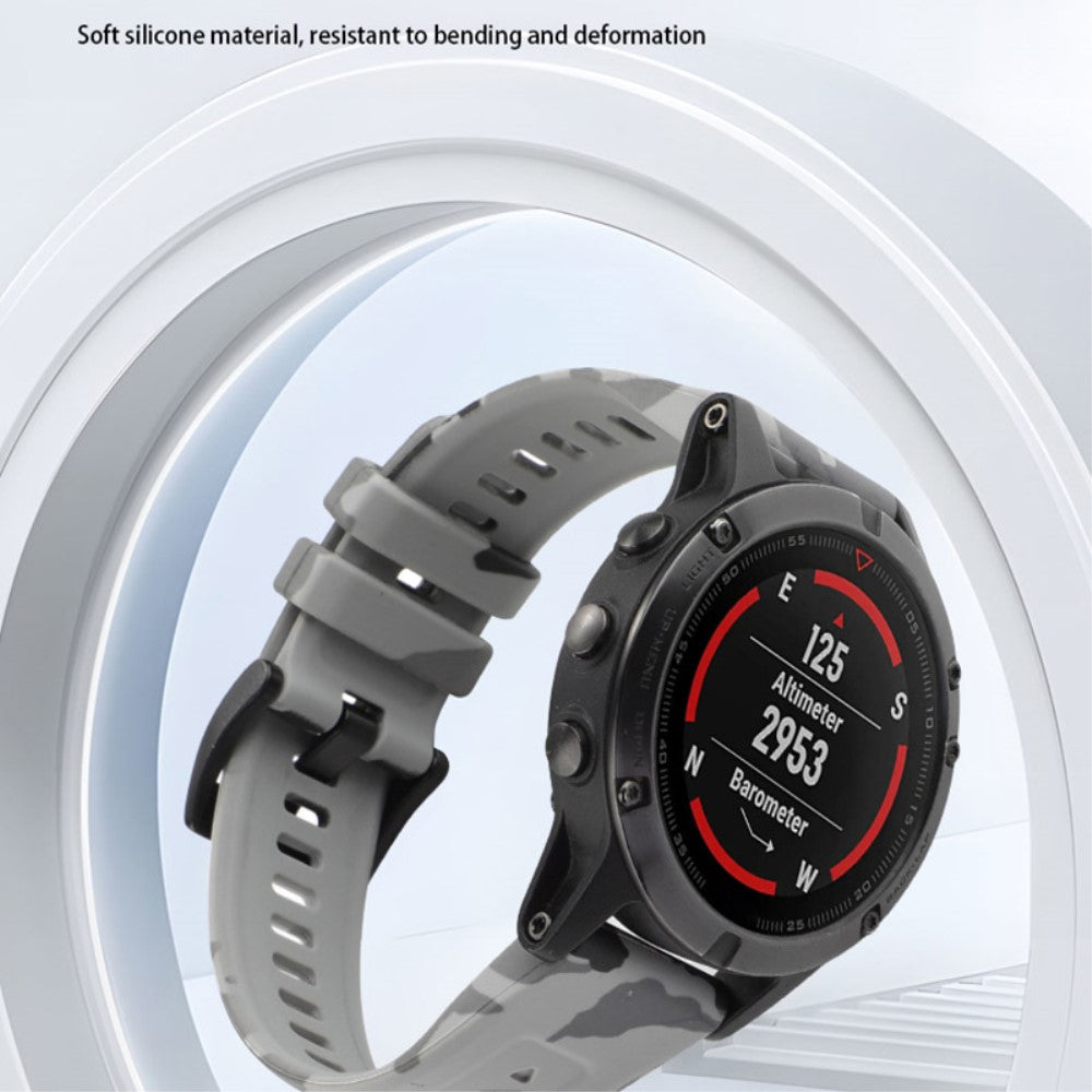 Holdbart Metal Og Silikone Universal Rem passer til Smartwatch - Orange#serie_4