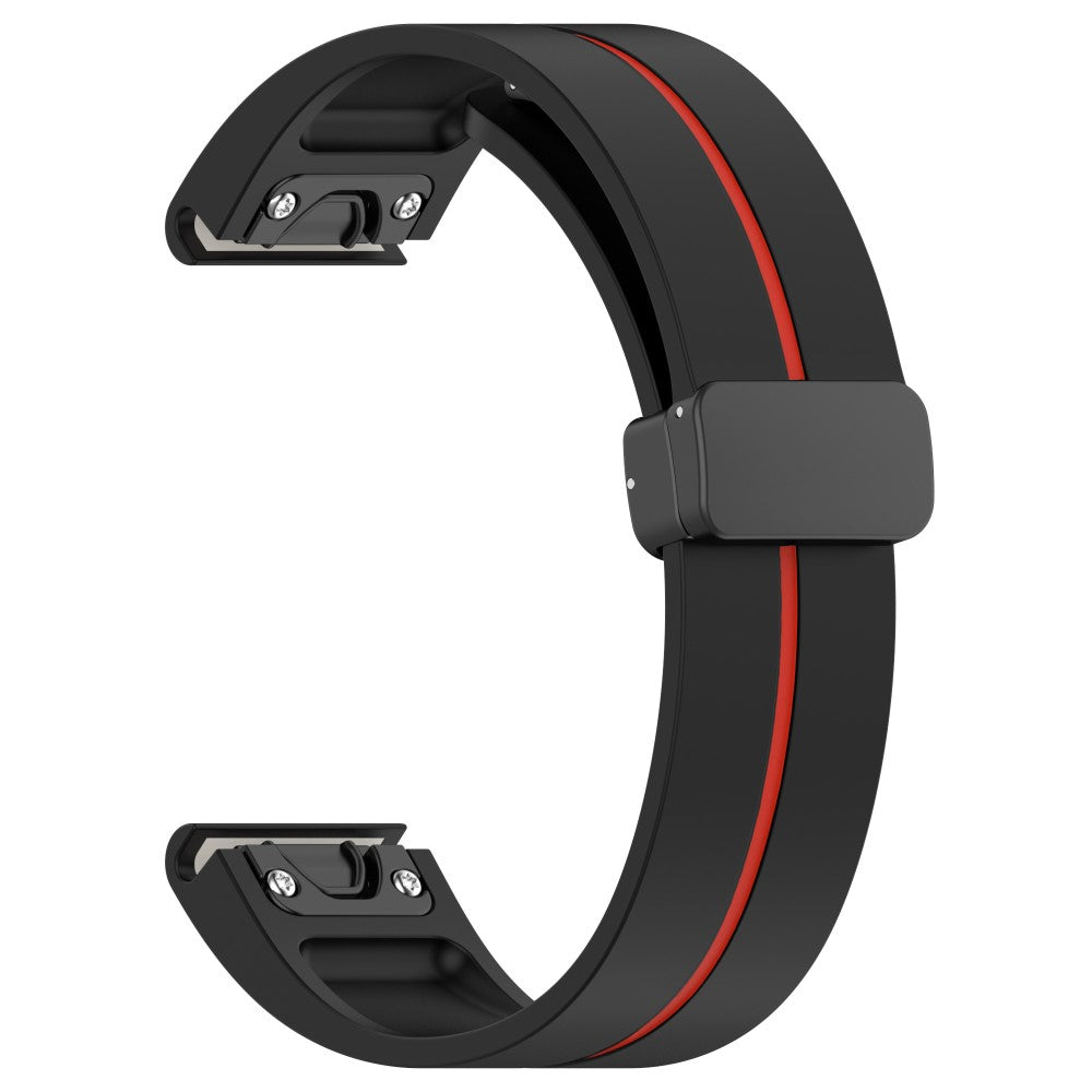 Mega Skøn Silikone Universal Rem passer til Smartwatch - Sort#serie_4