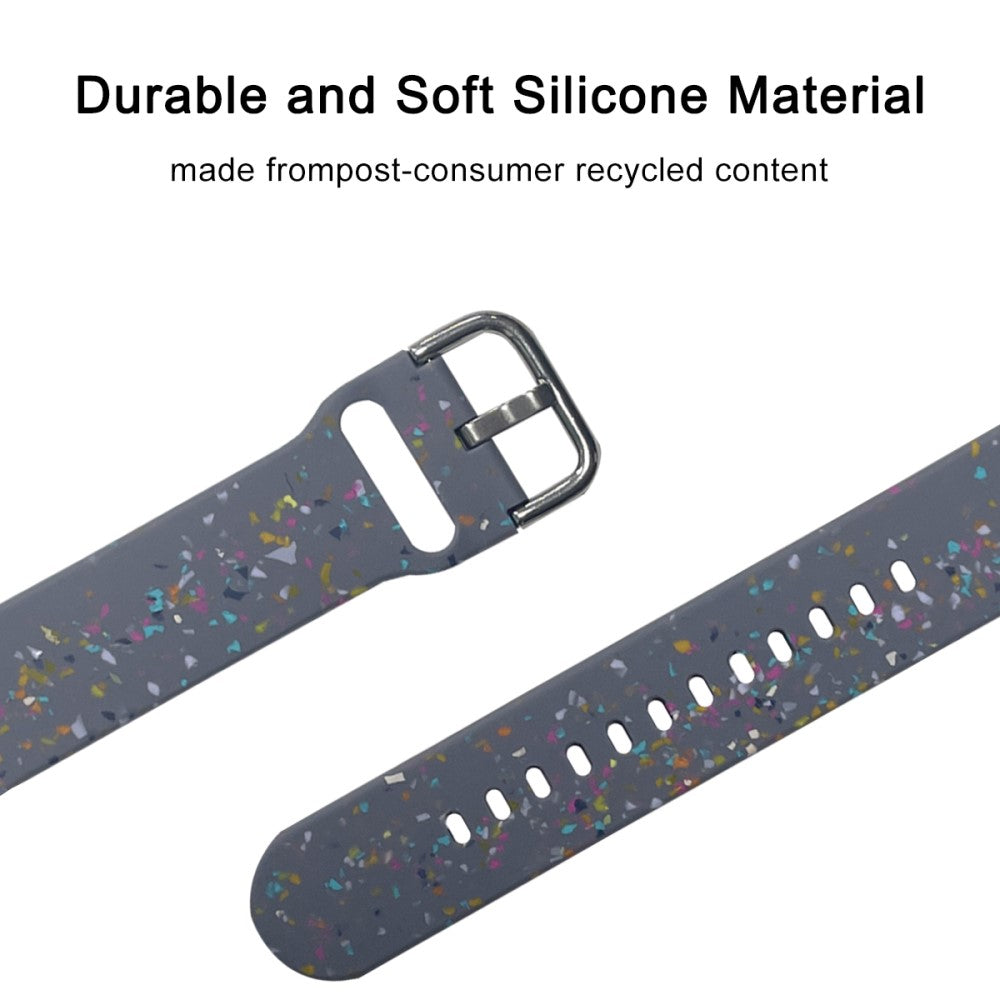 Meget Kønt Silikone Universal Rem passer til Smartwatch - Blå#serie_1