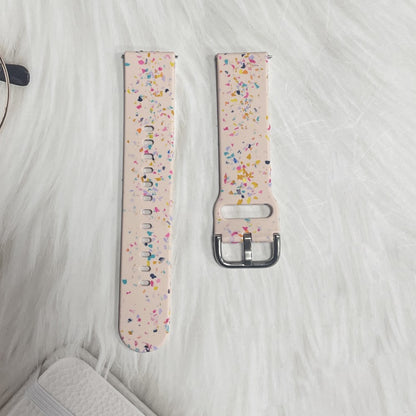 Meget Kønt Silikone Universal Rem passer til Smartwatch - Pink#serie_2
