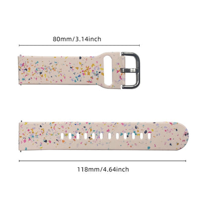 Samsung Galaxy Watch3 45mm / Huawei Watch GT Watch Band 22mm Silicone Pattern Sport Strap - Pink#serie_2