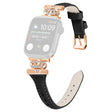 Unglaublich Modisch Apple Smartwatch Kunstleder Und Strass Universell Armband