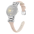 Silver Buckle Watch Band Google Pixel Watch / Pixel Watch 2 Wrist Strap with Butterfly Connector - Apricot