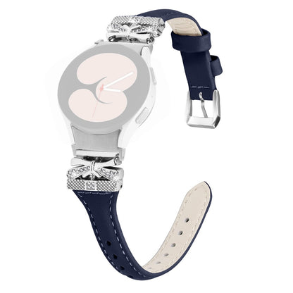 Cool Kunstlæder Universal Rem passer til Samsung Smartwatch - Blå#serie_5