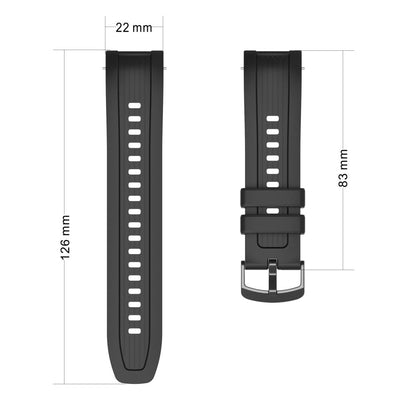 Huami Amazfit Balance (A2286) Silicone Strap Wrist Watch Band with Watch Frame Cover - White#serie_10