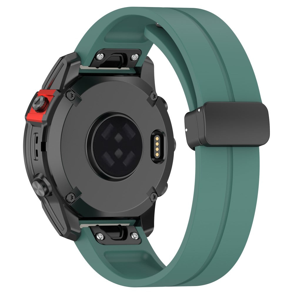 Vildt Elegant Silikone Universal Rem passer til Garmin Smartwatch - Grøn#serie_5