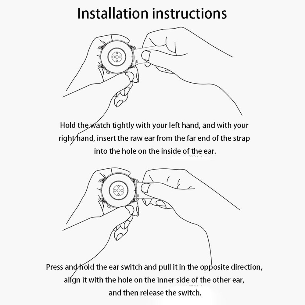 Helt Vildt Holdbart Silikone Universal Rem passer til Smartwatch - Grøn#serie_6