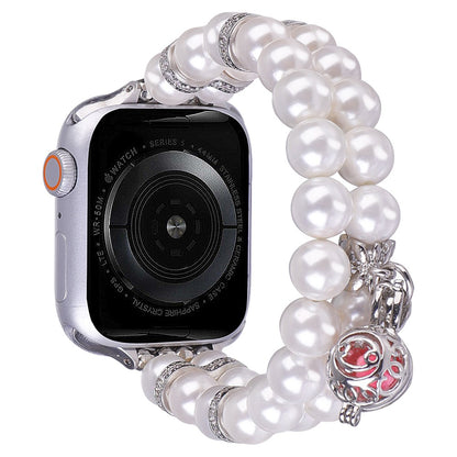Mega Holdbart Silikone Universal Rem passer til Apple Smartwatch - Hvid#serie_2