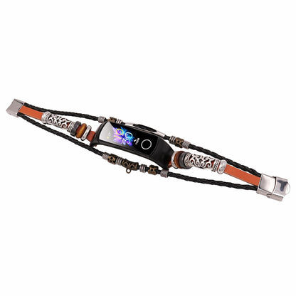 Kunstlæder Universal Rem passer til Huawei Honor Band 4 / Honor Band 5 - Brun#serie_2