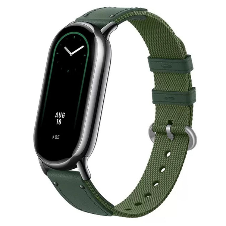 Super Nydelig Nylon Rem passer til Xiaomi Smart Band 8 - Grøn#serie_3