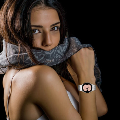 Rigtigt Rart Metal Universal Rem passer til Samsung Smartwatch - Sølv#serie_066