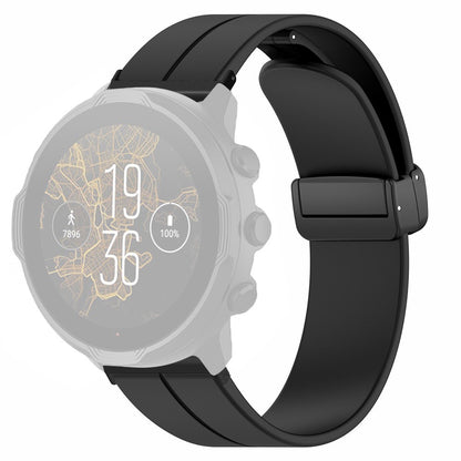 Kønt Silikone Universal Rem passer til Smartwatch - Sort#serie_5