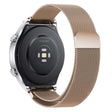 KALEBOL KLB-ML-001 Samsung Galaxy Watch3 45mm / Huawei Watch Ultimate Milanese Watch Strap 22mm Magnetic Metal Watch Band - Rose Gold