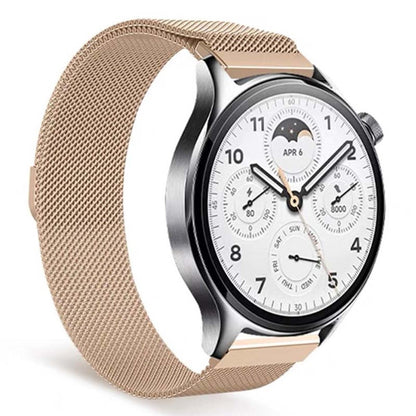 Meget Pænt Metal Universal Rem passer til Smartwatch - Guld#serie_6