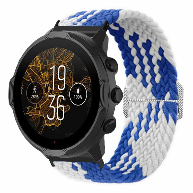 Vildt Holdbart Nylon Universal Rem passer til Smartwatch - Blå#serie_11