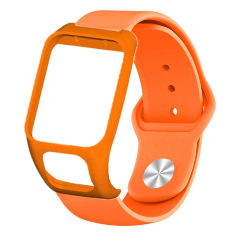 Rigtigt Godt Silikone Universal Rem passer til Tomtom Smartwatch - Orange#serie_4