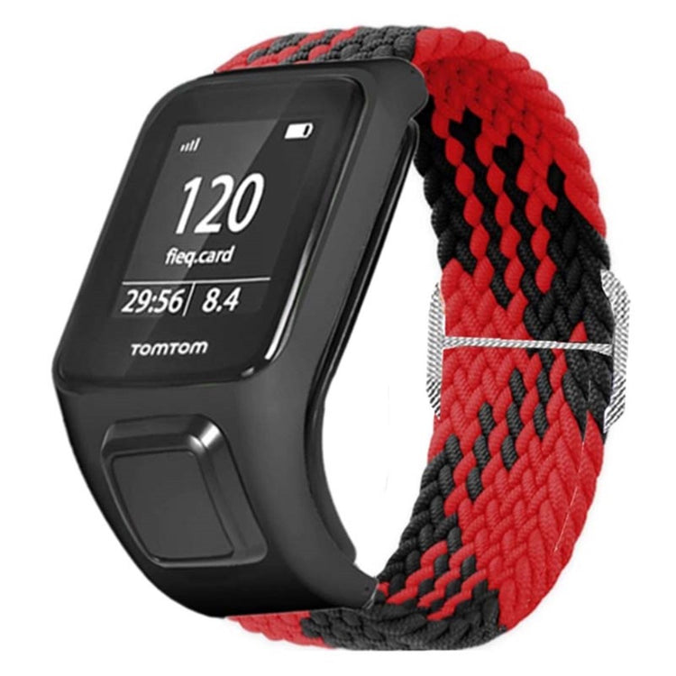 Meget Godt Nylon Universal Rem passer til Tomtom Smartwatch - Rød#serie_8