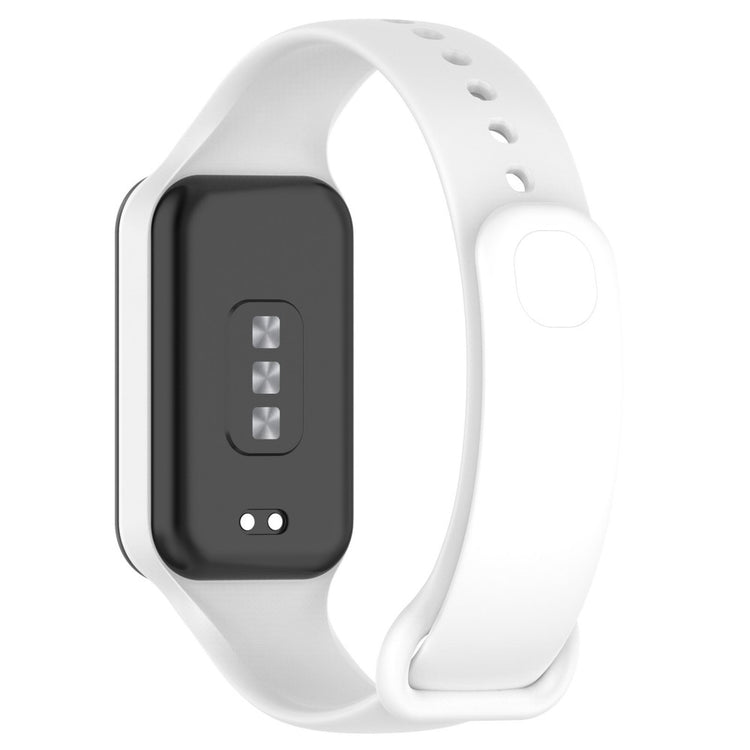 Silikone Universal Rem passer til Xiaomi Redmi Band 2 / Xiaomi Smart Band 8 Active - Hvid#serie_2