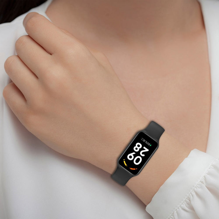 Silikone Universal Rem passer til Xiaomi Redmi Band 2 / Xiaomi Smart Band 8 Active - Grøn#serie_5