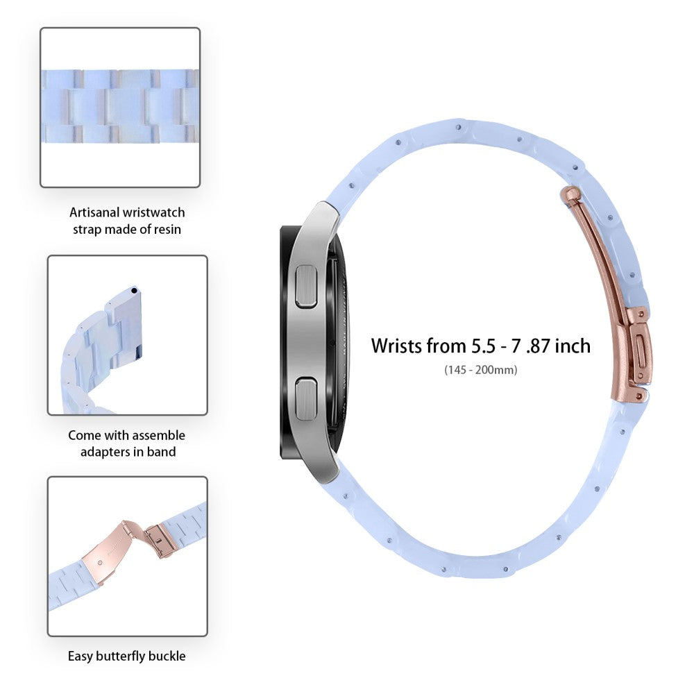 Meget Sejt Silikone Rem passer til Garmin Vivoactive 4 - Blå#serie_3