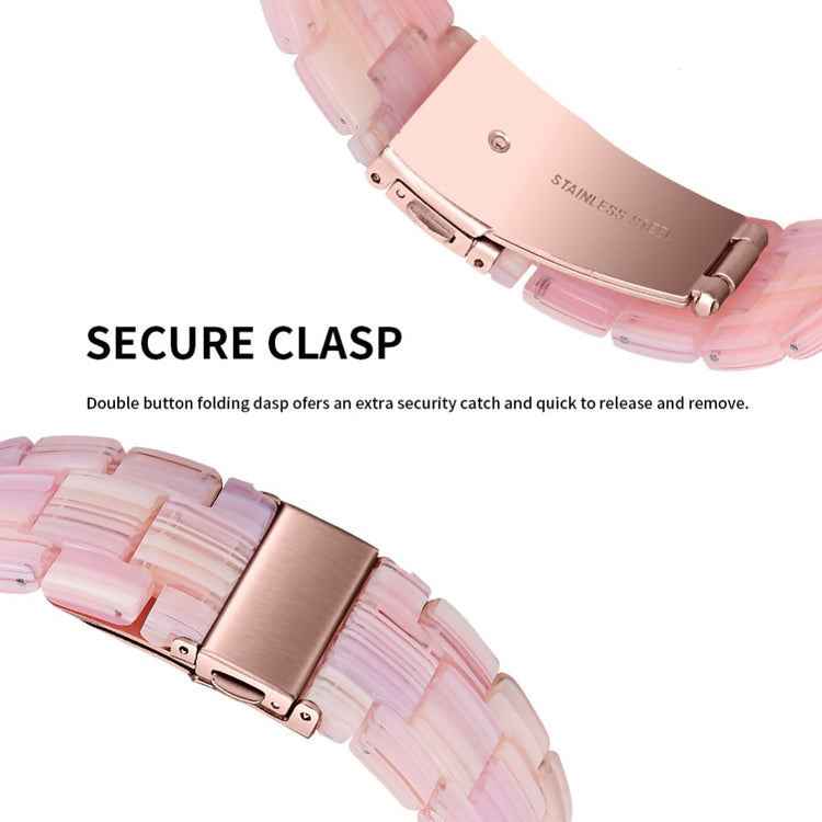 Meget Sejt Silikone Rem passer til Garmin Vivoactive 4 - Pink#serie_12