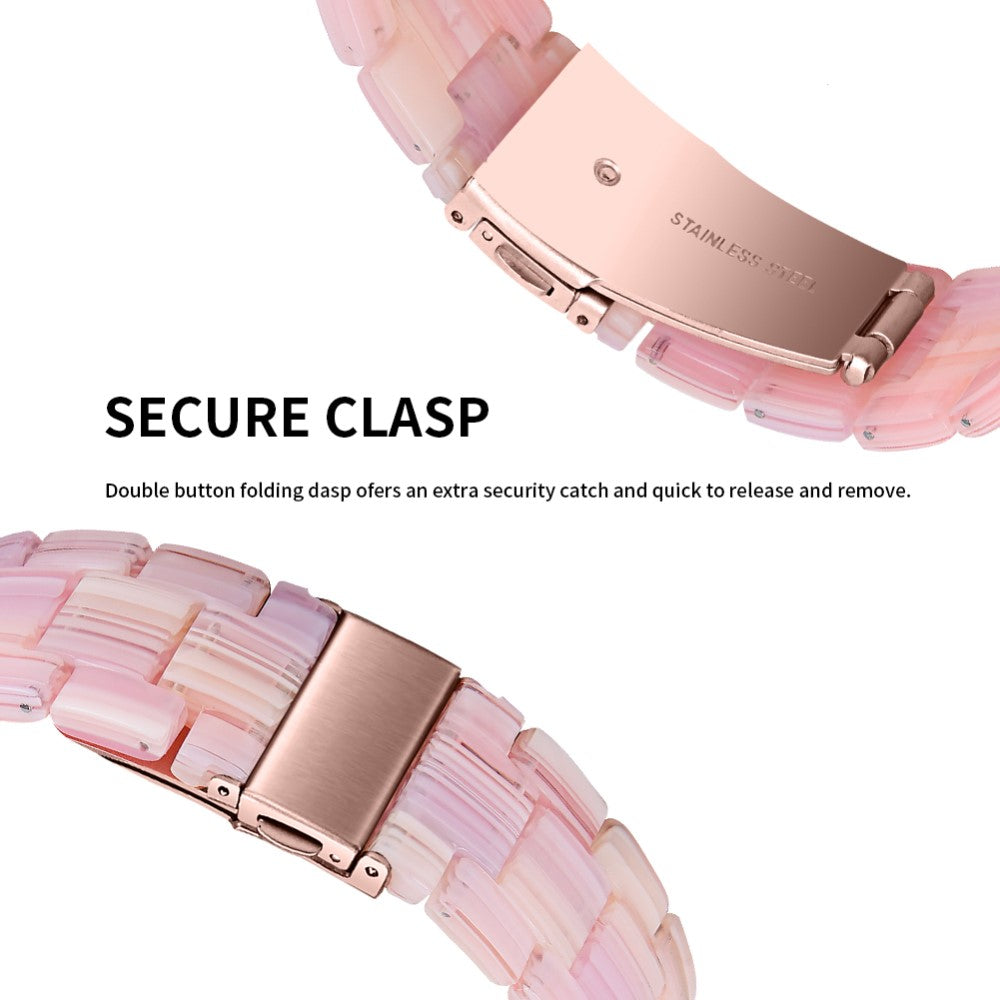 Stilren Silikone Universal Rem passer til Huawei Smartwatch - Pink#serie_12