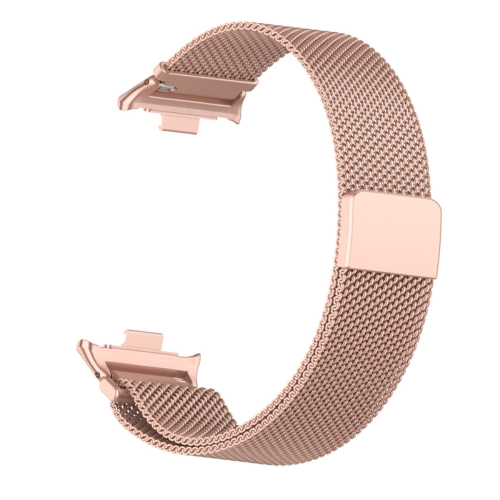 Meget Fint Metal Rem passer til Xiaomi Smart Band 8 Pro - Pink#serie_10