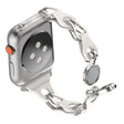 Super Sympathisch Apple Smartwatch Metall Und Kunstleder Universell Armband