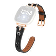 Bello Fitbit Versa 4 / Fitbit Sense 2 Vera Pelle Universali Cinturino