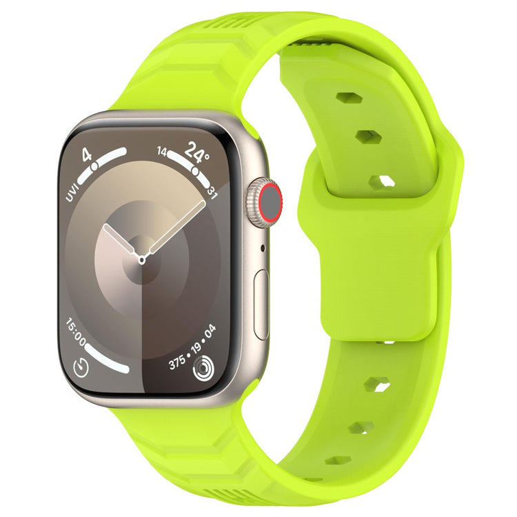 Rigtigt Fantastisk Silikone Universal Rem passer til Apple Smartwatch - Grøn#serie_7