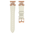 Misfit Vapor Watch Band Crown Connector Cowhide Replacement Strap - Apricot
