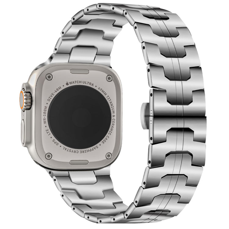 Komfortabel Metal Universal Rem passer til Apple Smartwatch - Sølv#serie_5