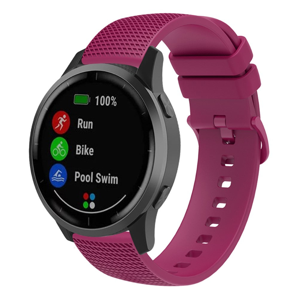 Meget Sejt Silikone Universal Rem passer til Garmin Smartwatch - Pink#serie_10