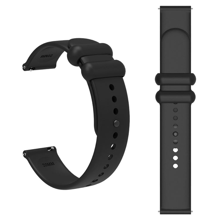 Komfortabel Silikone Universal Rem passer til Garmin Smartwatch - Sort#serie_5