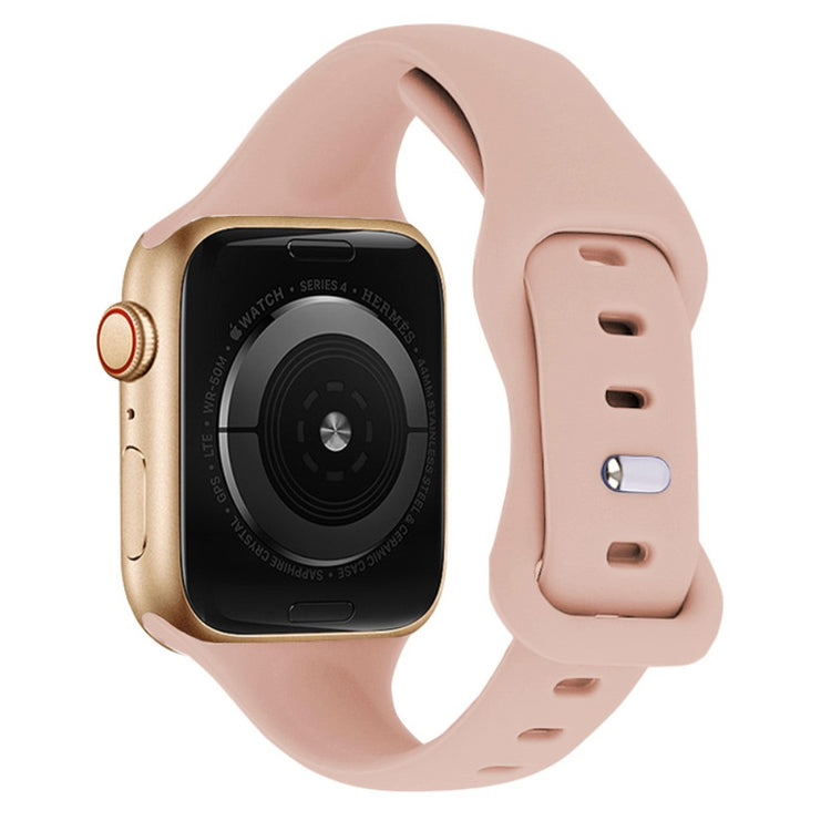 Super Fed Silikone Universal Rem passer til Apple Smartwatch - Pink#serie_8