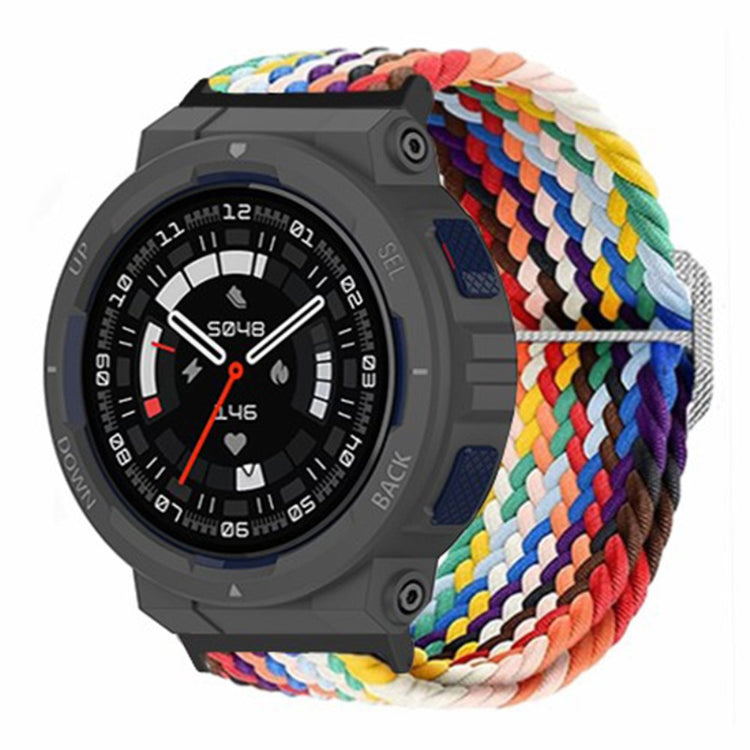 Rigtigt Godt Nylon Rem passer til Amazfit Active Edge - Flerfarvet#serie_1