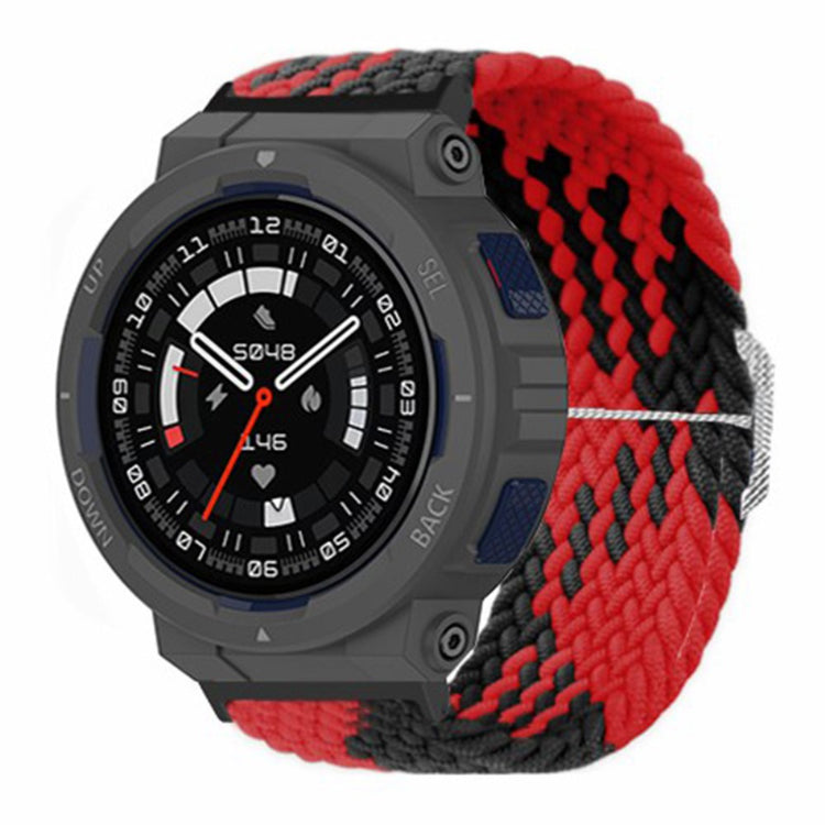 Rigtigt Godt Nylon Rem passer til Amazfit Active Edge - Rød#serie_8