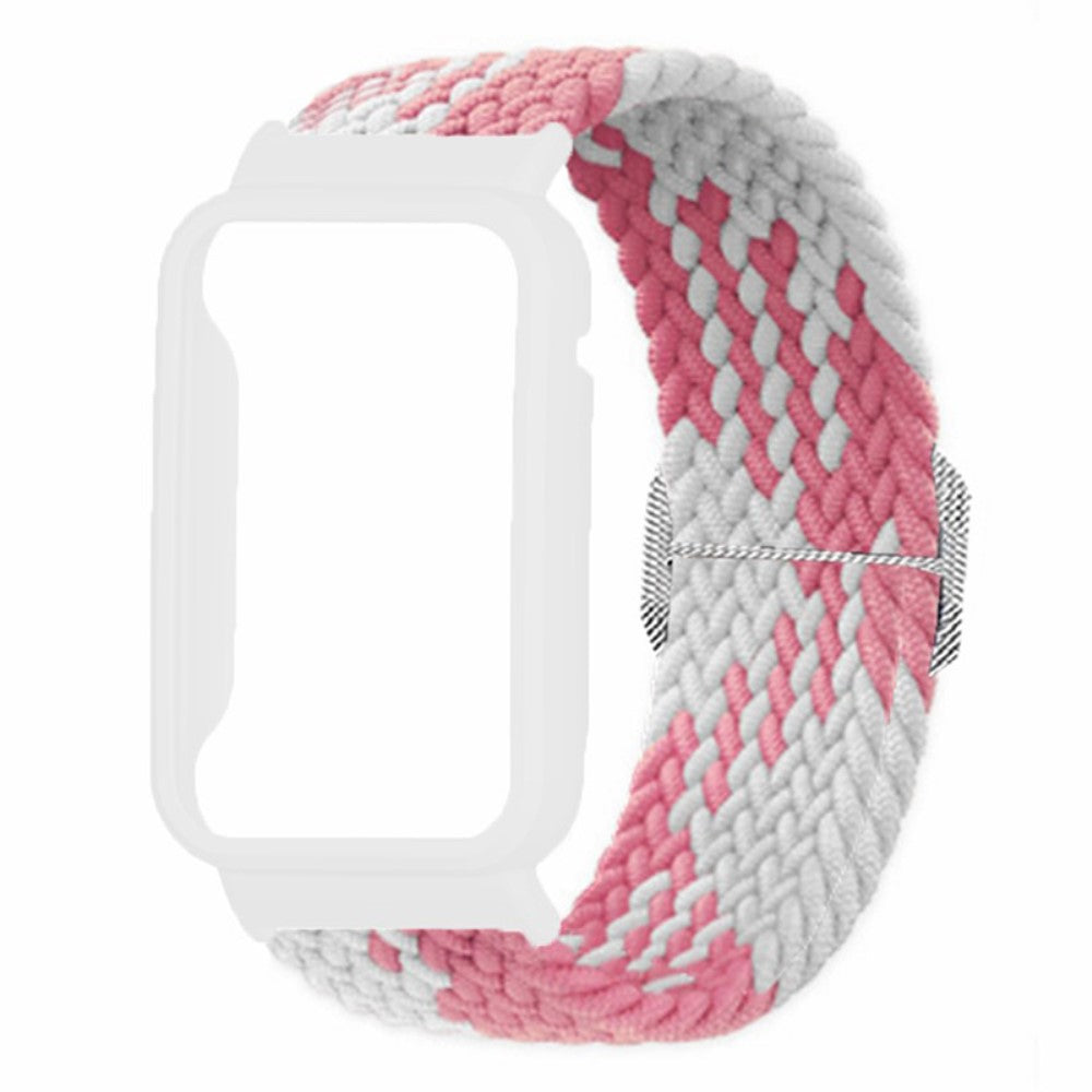 Mega Godt Nylon Rem passer til Xiaomi Smart Band 8 Pro - Pink#serie_3