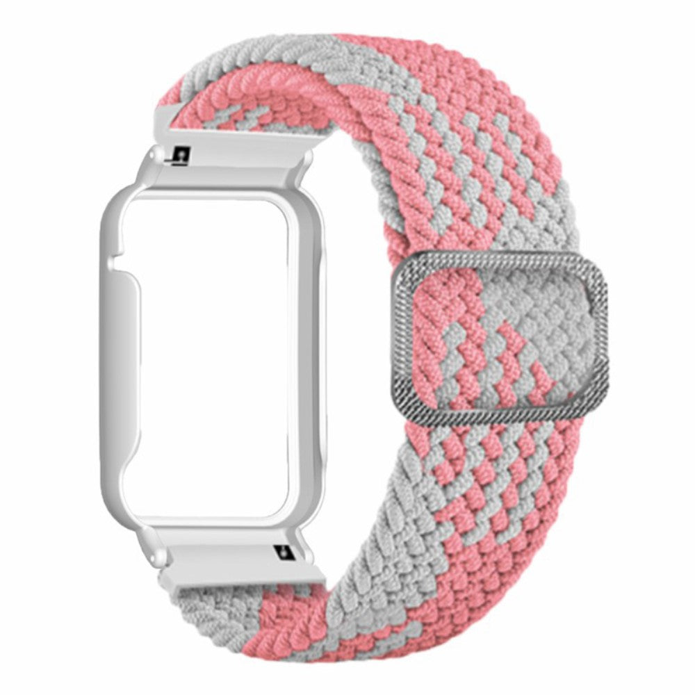 Mega Godt Nylon Rem passer til Xiaomi Smart Band 8 Pro - Pink#serie_3