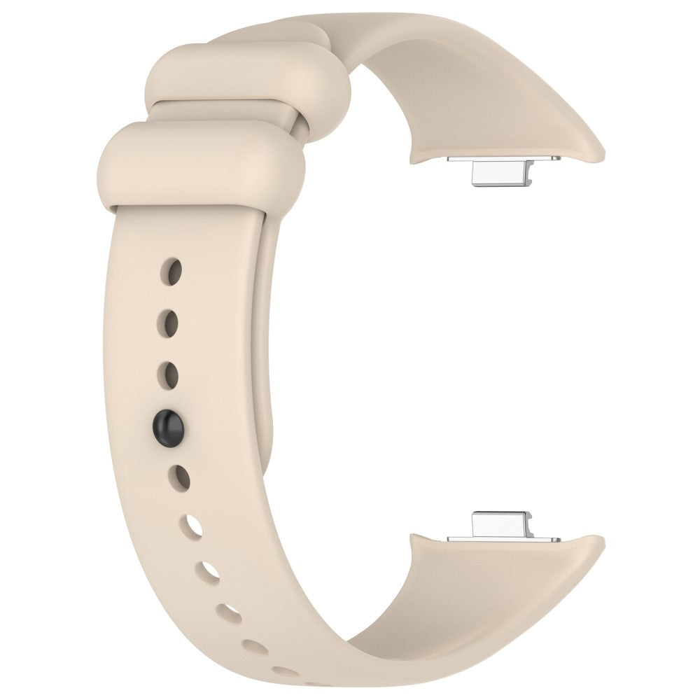 Silikone Universal Rem passer til Xiaomi Band 8 Pro / Xiaomi Redmi Watch 4 - Hvid#serie_10