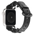 Mega Schön Apple Smartwatch Echtes Leder Und Nylon Universell Armband